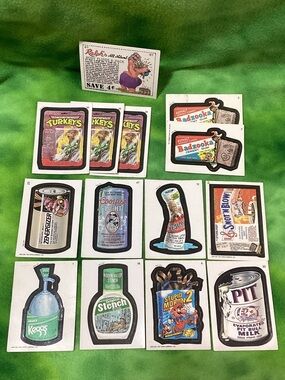 Wacky Packages Topps 1991 Collectible Cards & Stickers Checklists x13 Funny